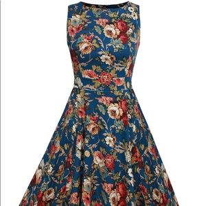 1950’s Style Floral Dress